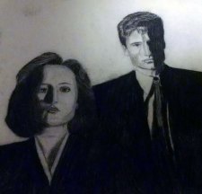 X-Files drawing